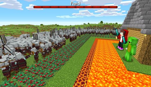 襲撃者 vs 7個のセキュリティ【まいくら・マインクラフト・マイクラ】