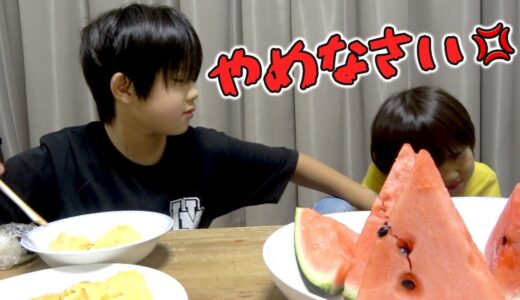 大暴れの兄弟喧嘩にママがブチギレ！夏休みのルーティーン