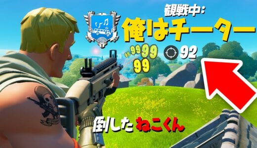 チーターがプロゲーマーを倒す瞬間がエグすぎる...【フォートナイト / Fortnite】