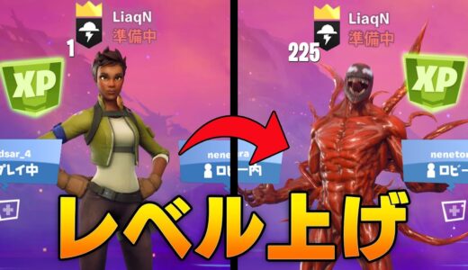 ホントは教えたくない！シーズン８最速でレベル上げする方法！【フォートナイト】