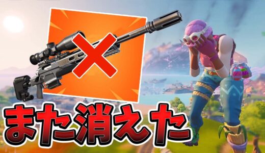 【悲報】また相棒の”スナイパー”がアリーナから消えました…..ぴえん【フォートナイト/Fortnite】