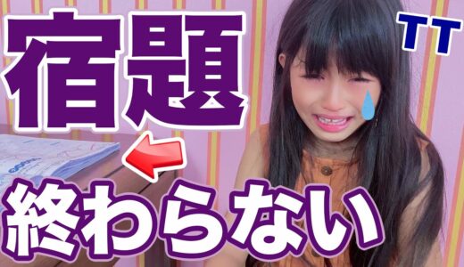 明日は登校日！なのですが・・・夏休みの宿題は終わった？？
