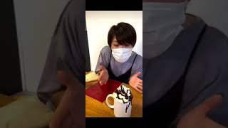 妹にカップ底抜けドッキリ仕掛けてみた。