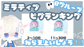 【ピグパ】底辺ピグ実況者がピグパランキングに挑戦した話【ミラティブ】【配信】