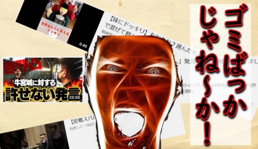 【糞のゴミ溜め】YouTubeの急上昇動画TOP5をレビューしてみた