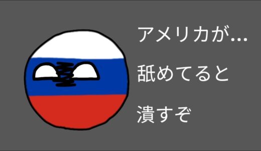 アメリカが…舐めてると潰すぞ【茶番】【ポーランドボール】【時事ネタ】