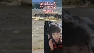 【衝撃映像】あまりにもヤバすぎる大洪水