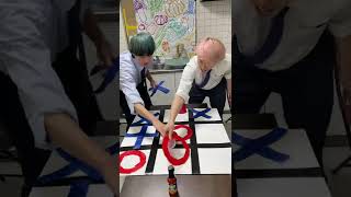 【負けたら激辛】紙コップゲーム #shorts