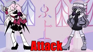 AttackをSeleneとRuvinaに歌わせてみた【Attack but Selene and Ruvina sings it】