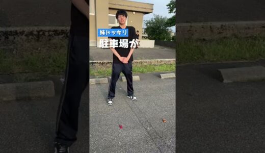 駐車場がミニカーで満車になっていた時の反応ww【妹にドッキリ】#shorts