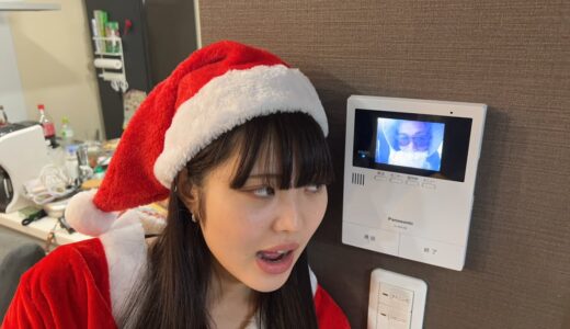 兄妹でクリスマスパーティしてたら家に不審者が入ってきた