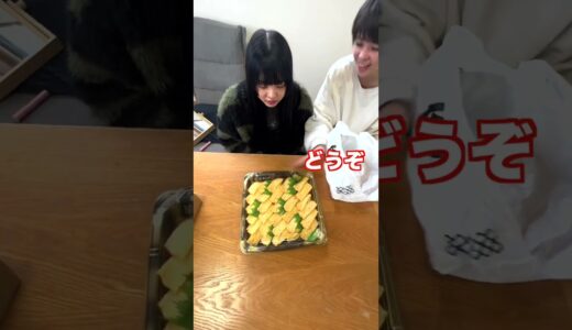 寿司ネタ全部たまごにしてみたwww【妹にドッキリ】#shorts