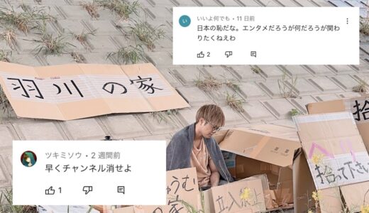 【現実】 ホームレス生活をバカにしてたアンチの視聴者のコメント読んでみた