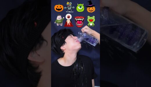 【タイトル書くの忘れてた】ハロウィンお菓子モッパンだよ #shorts
