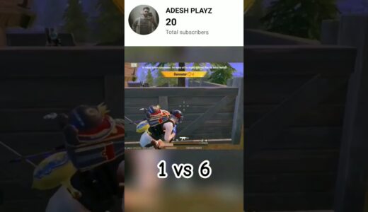 🔴1vs6 Against pro conqueror Squad ⚡#shorts #shortfeed #trendingshorts #bgmi #pubgmobile #live